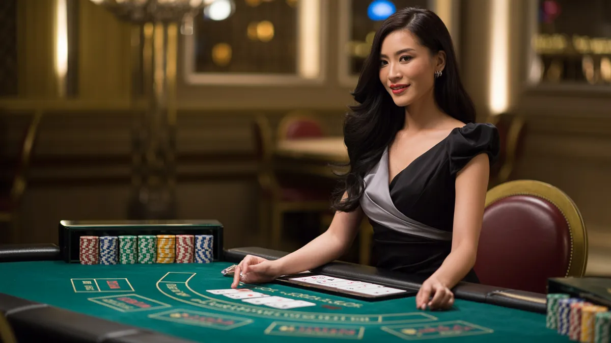 บาคาร่าสด Vega123 กับดีลเลอร์สาวสวย