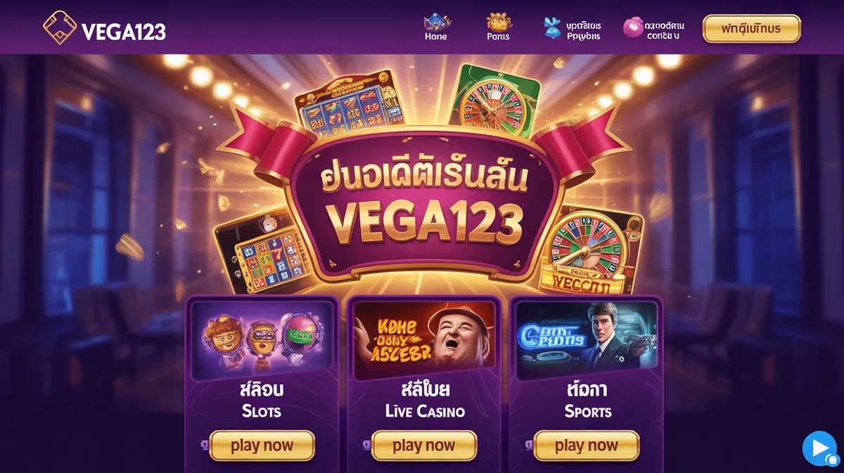 หน้าแรก Vega123 เว็บสล็อตตรงอันดับ 1